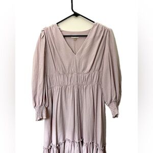 Calvin Klein Light Pink Long Sleeve Dress